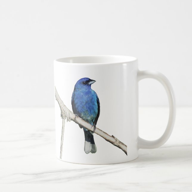 Indigo Bunting Kaffemugg (Höger)