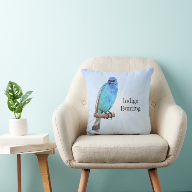 Indigo Bunting Kudde (Stol)