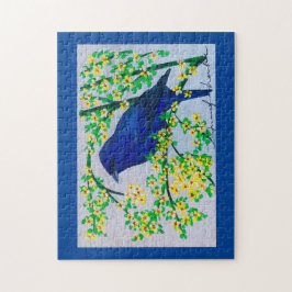 Indigo Bunting Puzzle Pussel