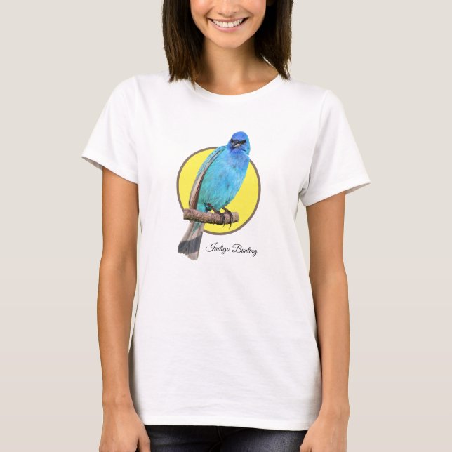 Indigo Bunting T Shirt (Framsida)