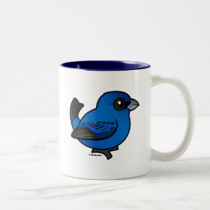 Indigo Bunting Två-Tonad Mugg