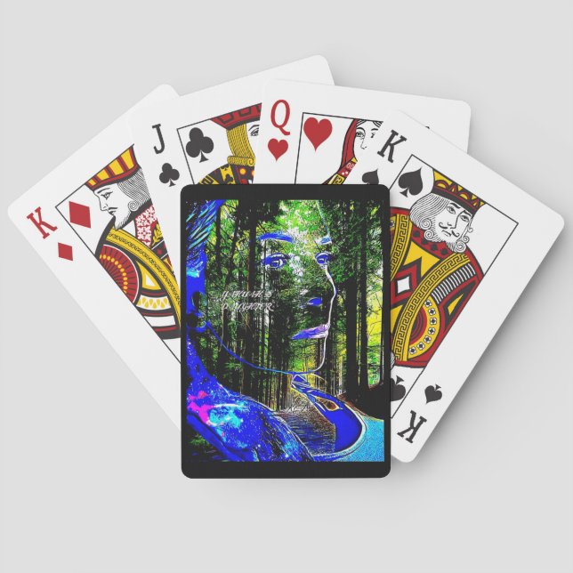 Indigo Candy 01 Casinokort (Baksidan)