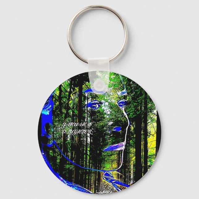 Indigo Candy 01 Nyckelring (Framsida)