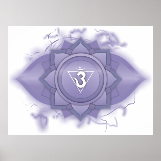 Indigo chakra energy poster (Framsidan)