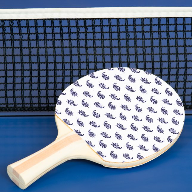 Indigo Coastal Leaf Tote Bag Present Pingisracket (Insitu)