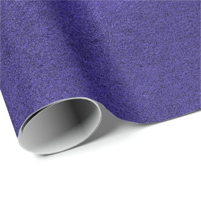 Indigo Cobalt Blue Deep Navy Monochromatic Cement Presentpapper (Rullad Hörn)