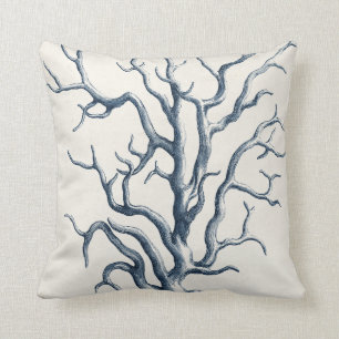 Indigo Coral Kudde