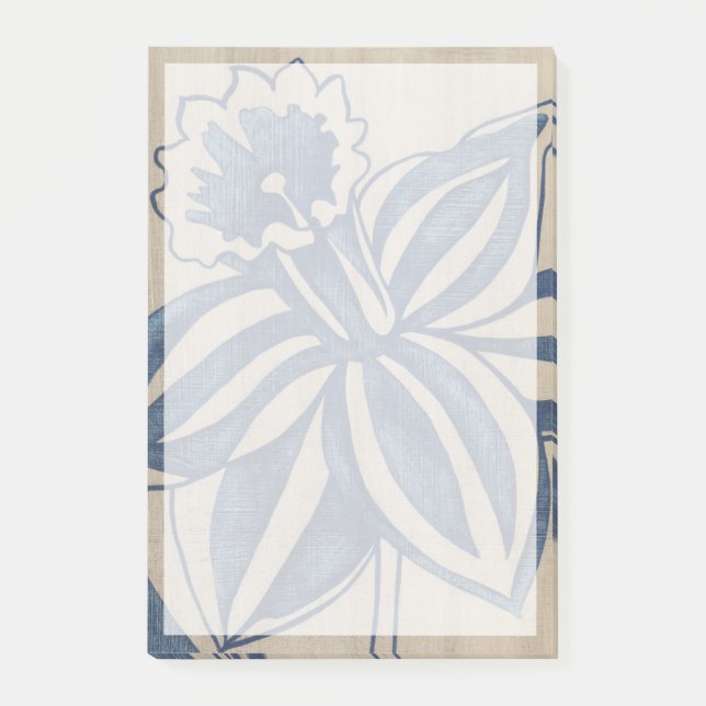 Indigo Daffodil Post-it Block (Framsida)