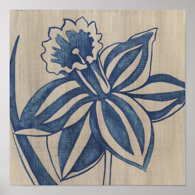 Indigo Daffodil Poster (Framsidan)