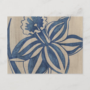 Indigo Daffodil Vykort
