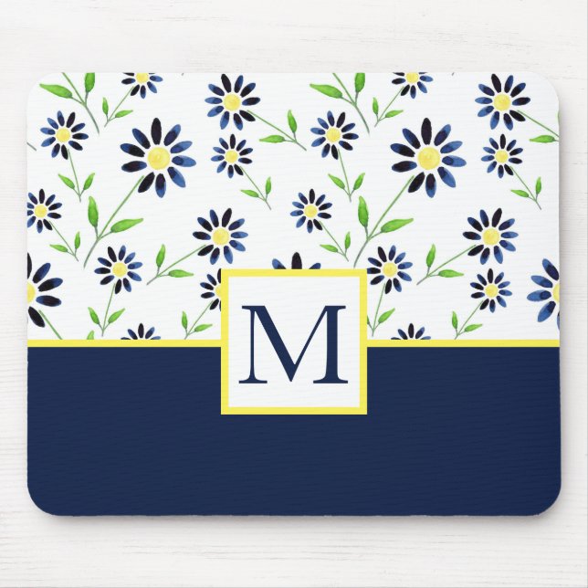 Indigo Daisy Mönster Musmatta (Framsidan)