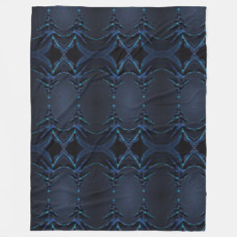 Indigo Darvil julgran Fleecefilt