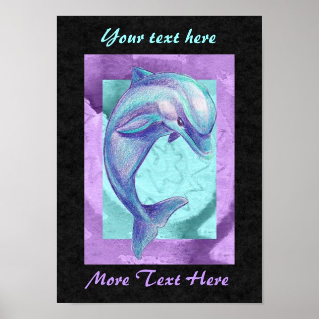 Indigo Dolphin Poster (Framsidan)