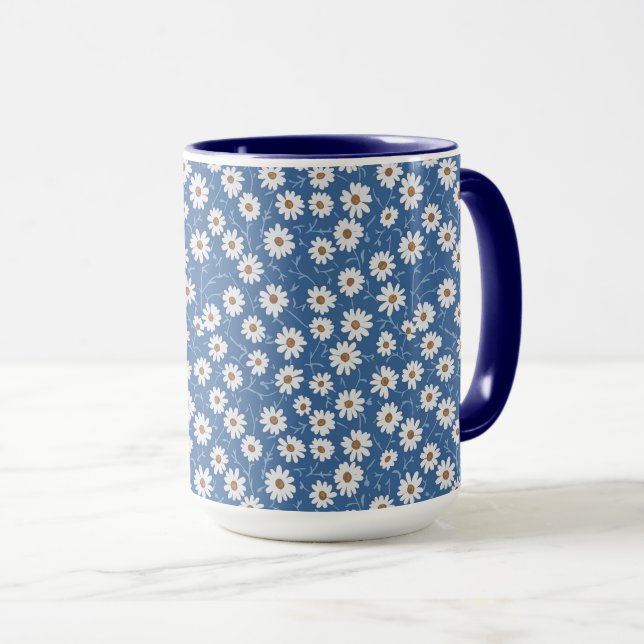 Indigo Drömprästkragar Mugg (Framsida höger)