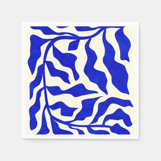 Indigo Elegance Pappersservett (Framsidan)