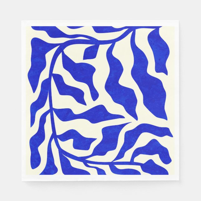 Indigo Elegance Pappersservett (Framsidan)