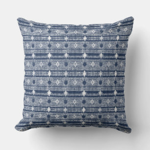 Indigo Ethnic Hmong Batik Dekorativ kudde