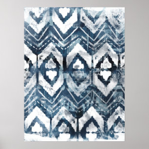 Indigo Extraktion - Geometrisk Poster