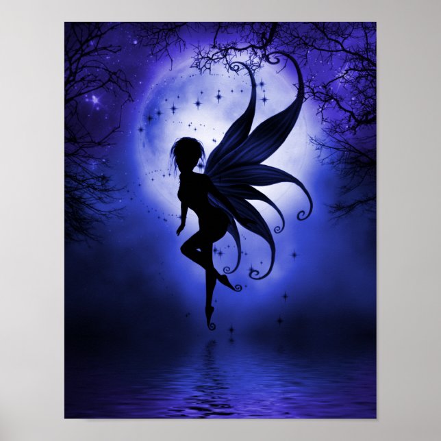 Indigo Fairy 11 x 14 Poster (Framsidan)