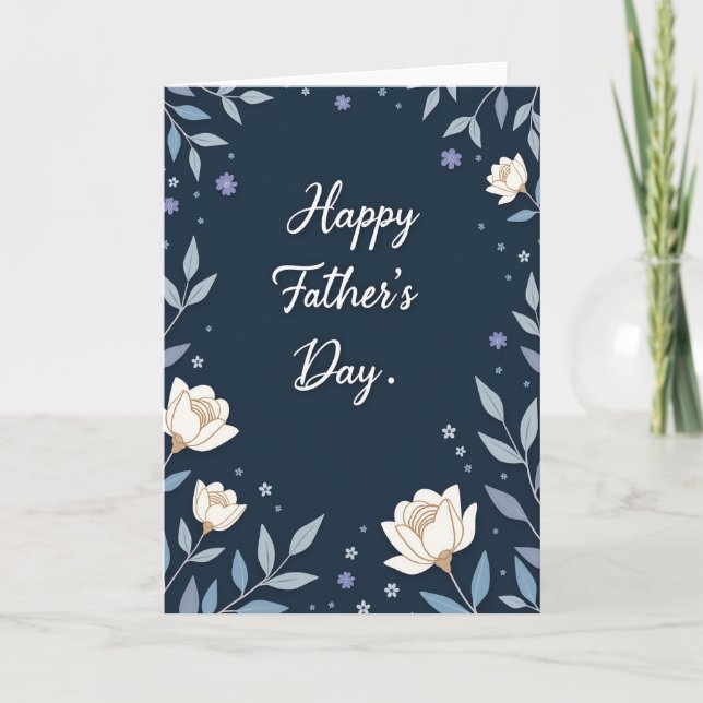 Indigo Fars Dag Önskningskort Kort (Framsida)