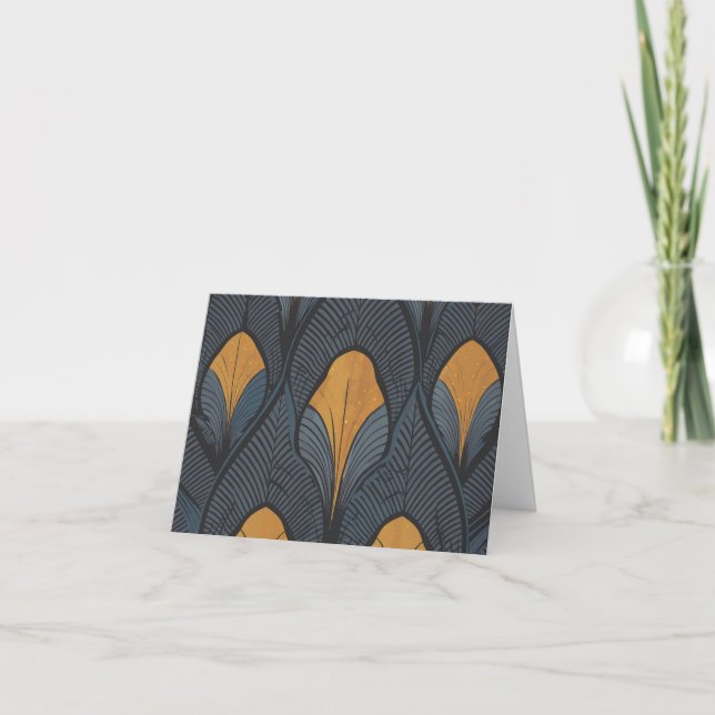 Indigo Feather Tack Kort (Framsida)