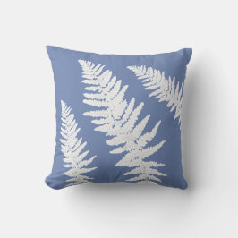 Indigo Fern Botanical Toss Pillow Kudde