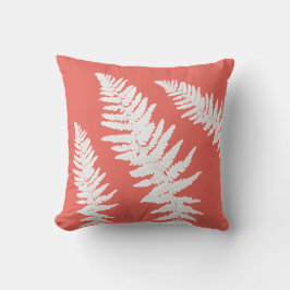 Indigo Fern Botanical Toss Pillow Kudde