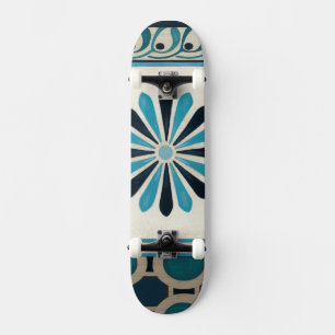 Indigo Frieze II Old School Skateboard Bräda 18 Cm