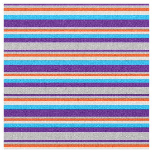 Indigo, Grått, Red, Beige och Deep Himlar Blue Fär Tyg (Närbild)