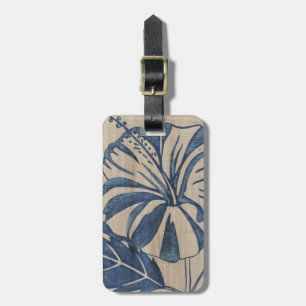 Indigo Hibiscus Bagagebricka