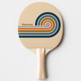 Indigo Horizon Curl-ränder med namn Pingisracket