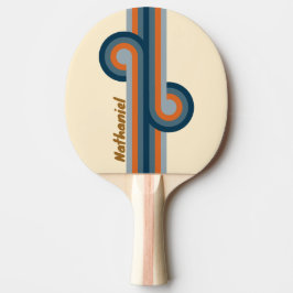 Indigo Horizon Stripe Loop med namn Pingisracket