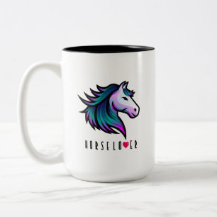 Indigo Horse Lover Mugg Design