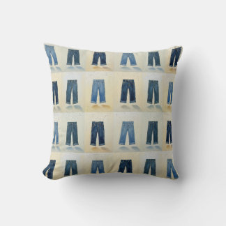 Indigo Icons Painterly Denim Art Denimhead Kudde