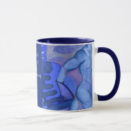 Indigo krigare mugg