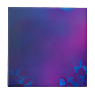 Indigo lila abstrakt art biet kakelplatta