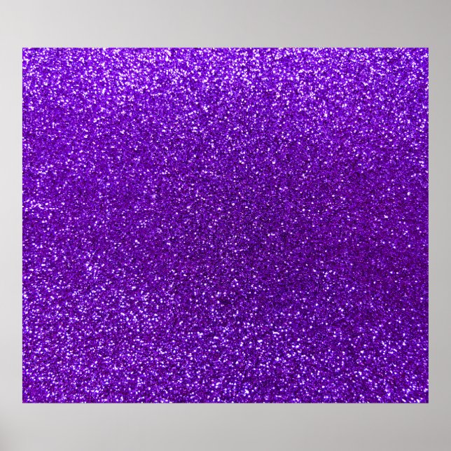 Indigo lila glitter poster (Framsidan)
