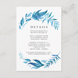 Indigo Lövs | Uppgifter om Bröllop Tilläggskort