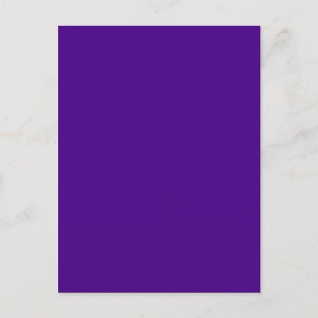 Indigo Mörk Royal Lila Trendfärg Bakgrund Vykort (Framsida)
