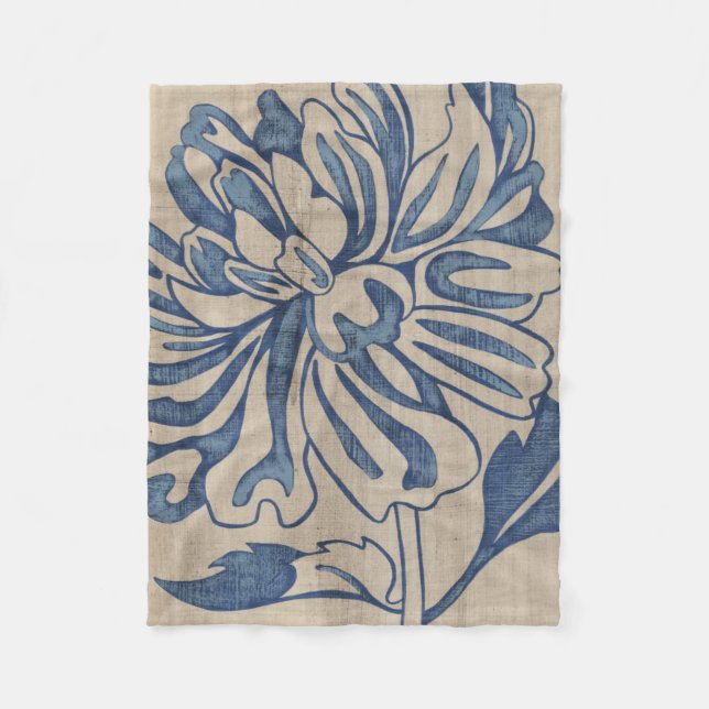 Indigo Morsa Fleecefilt (Framsidan)