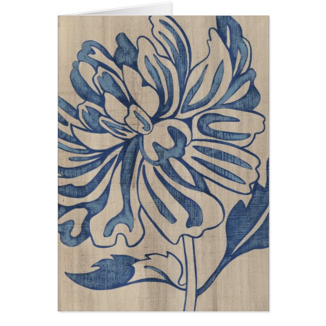 Indigo Morsa Hälsningskort (Framsidan)