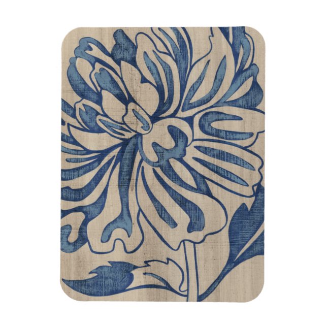 Indigo Morsa Magnet (Vertikal)