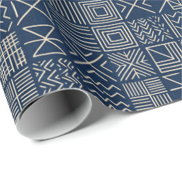 Indigo Mudcloth | Konsthantverkstextil Presentpapper