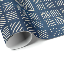 Indigo Mudcloth | Mosaik Minimalist Presentpapper