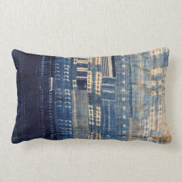 Indigo Mudcloth Quilt Lumbarkudde