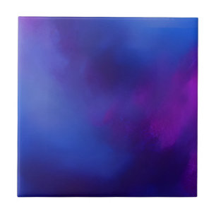 Indigo navy lila abstrakt art keramisk panel kakelplatta
