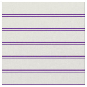 Indigo och Beige Stripe/LUND Mönster Tyg