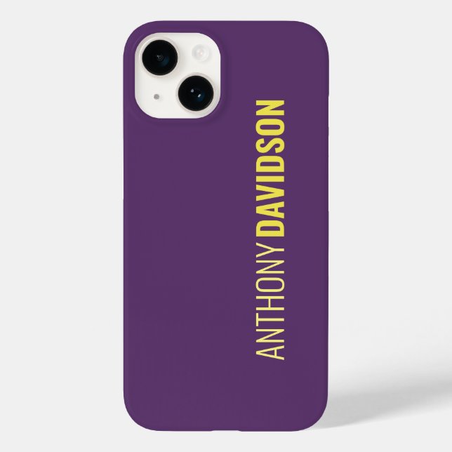 Indigo och Gult av minimal Professionell för Elega (Baksida)