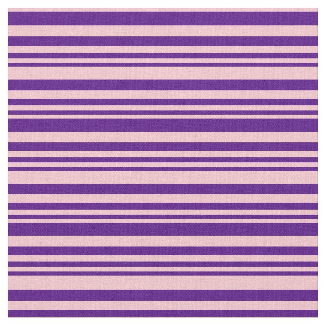 Indigo och Rosa Färgad Led Mönster Tyg (Närbild)