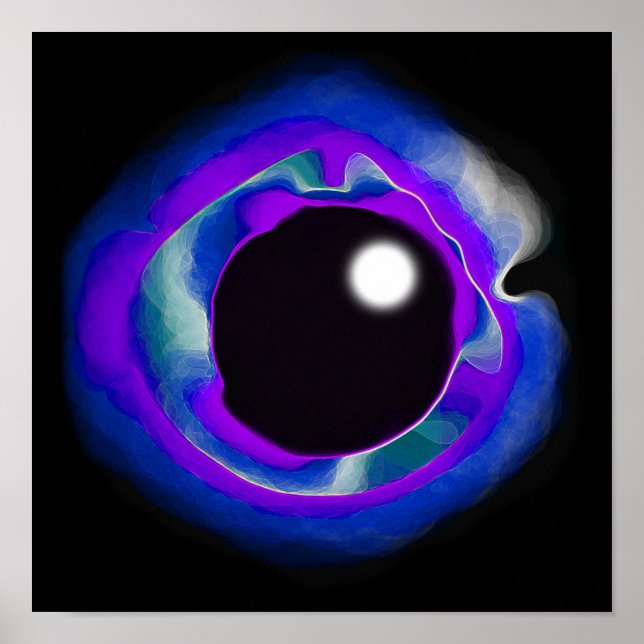 Indigo Öga Void Poster (Framsidan)